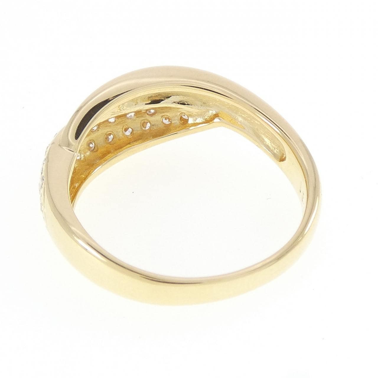 K18YG ダイヤモンド リング 0.31CT