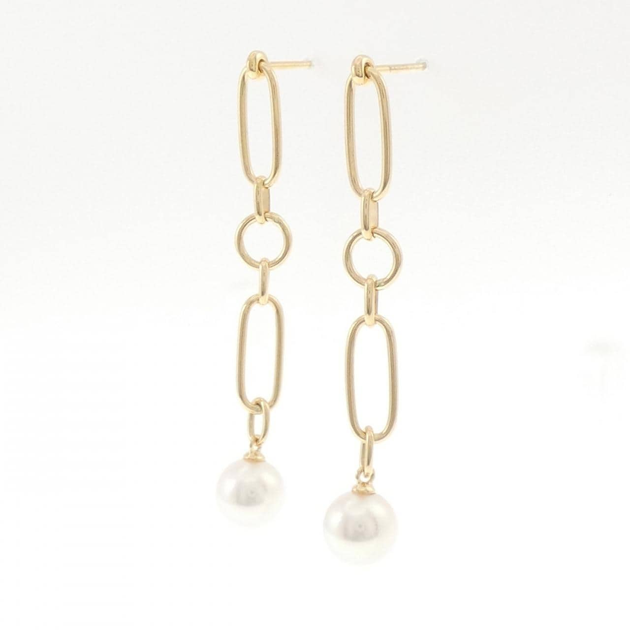 ミキモト Mコード ピアス 6.9mm