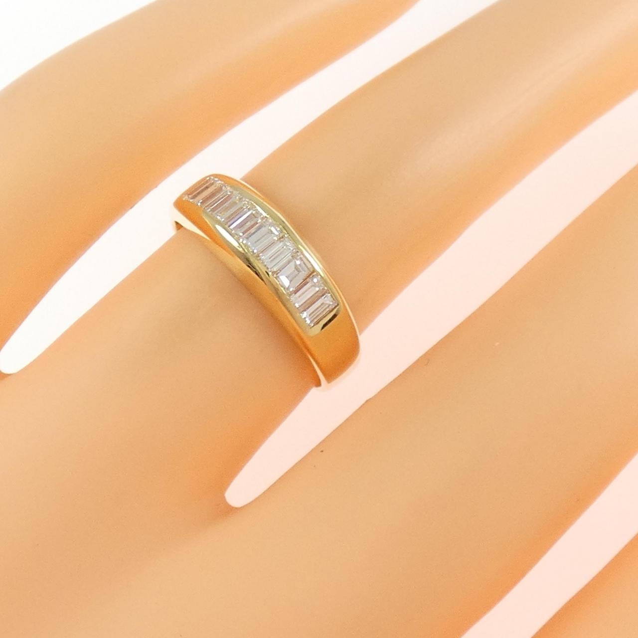 750YG ダイヤモンド ピンキー リング 0.48CT