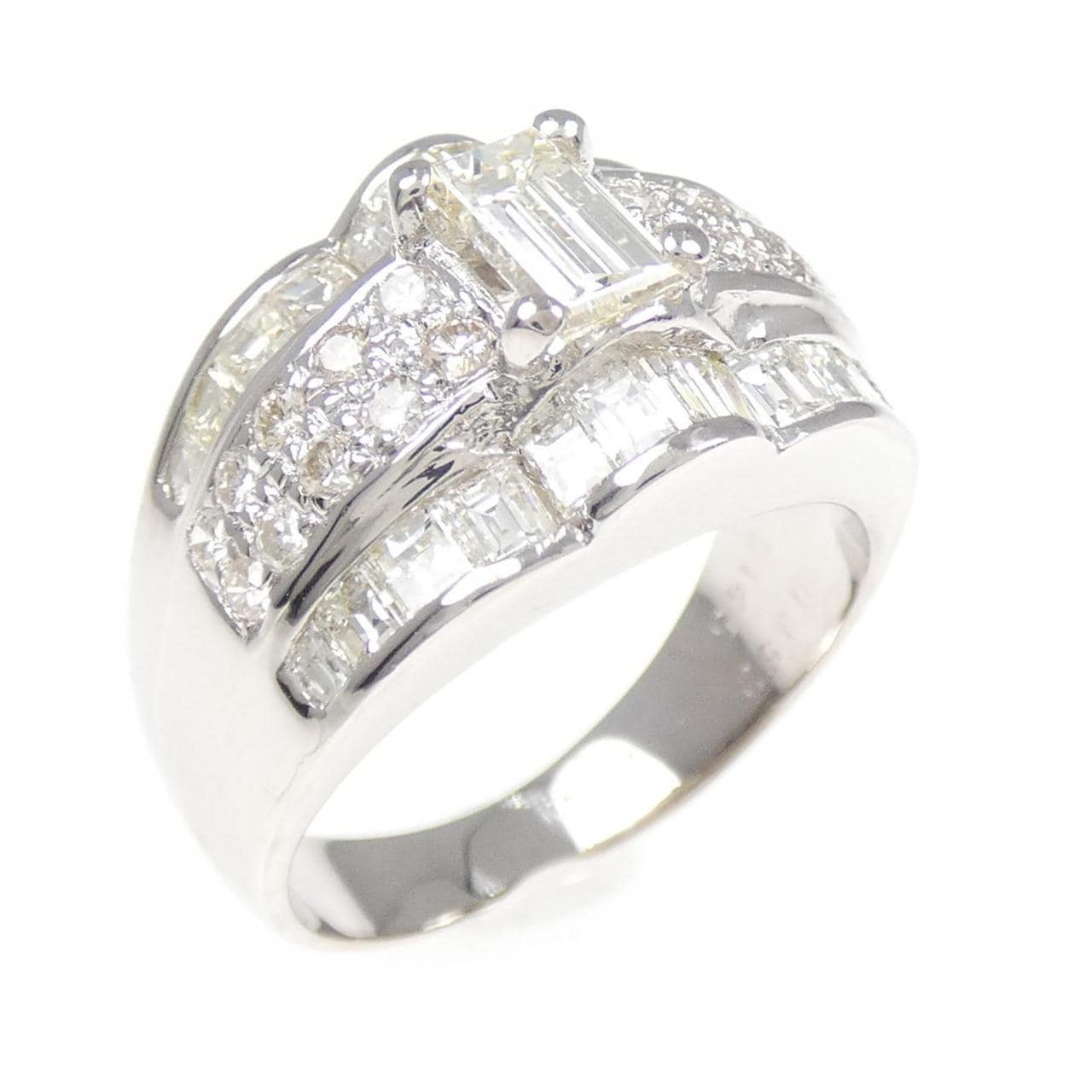 K18WG ダイヤモンド リング 0.53CT