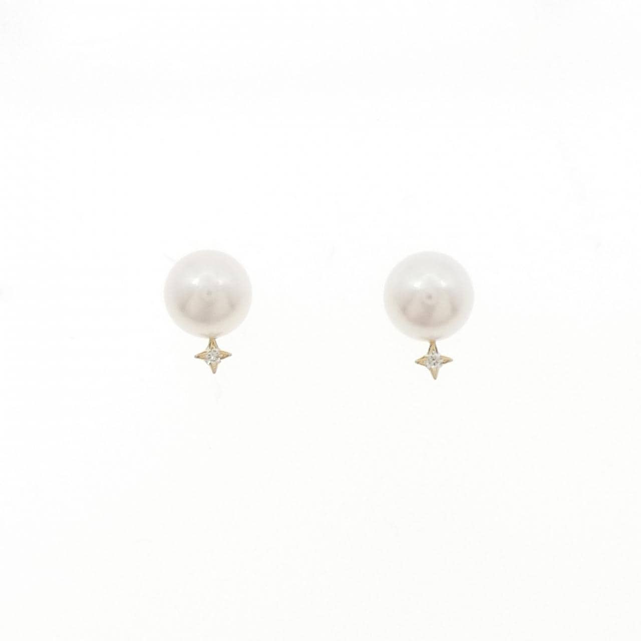 K18YG アコヤパール ピアス 6mm