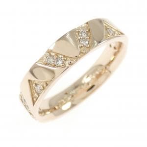 K18PG ダイヤモンド リング 0.17CT