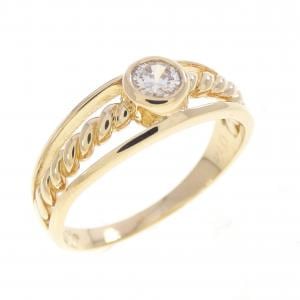 K18YG ダイヤモンド リング 0.14CT