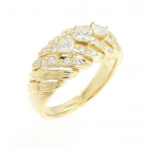 K18YG ダイヤモンド リング 0.54CT