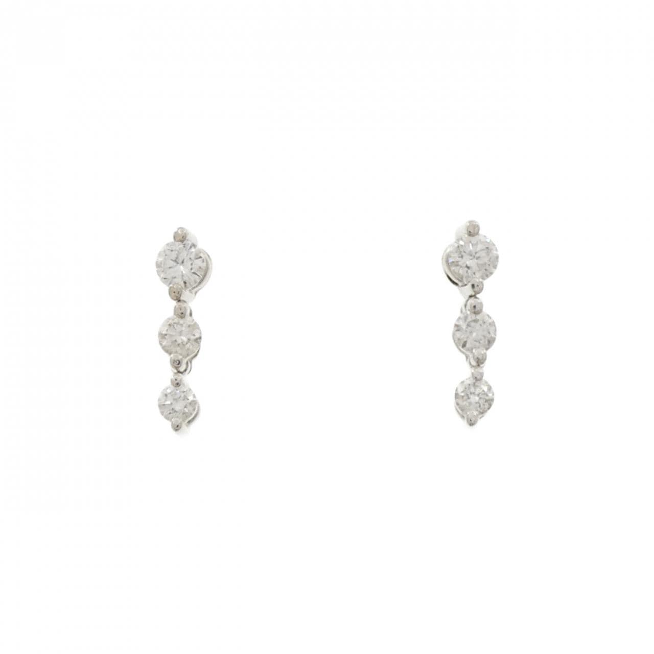 PT900 Diamond Earrings