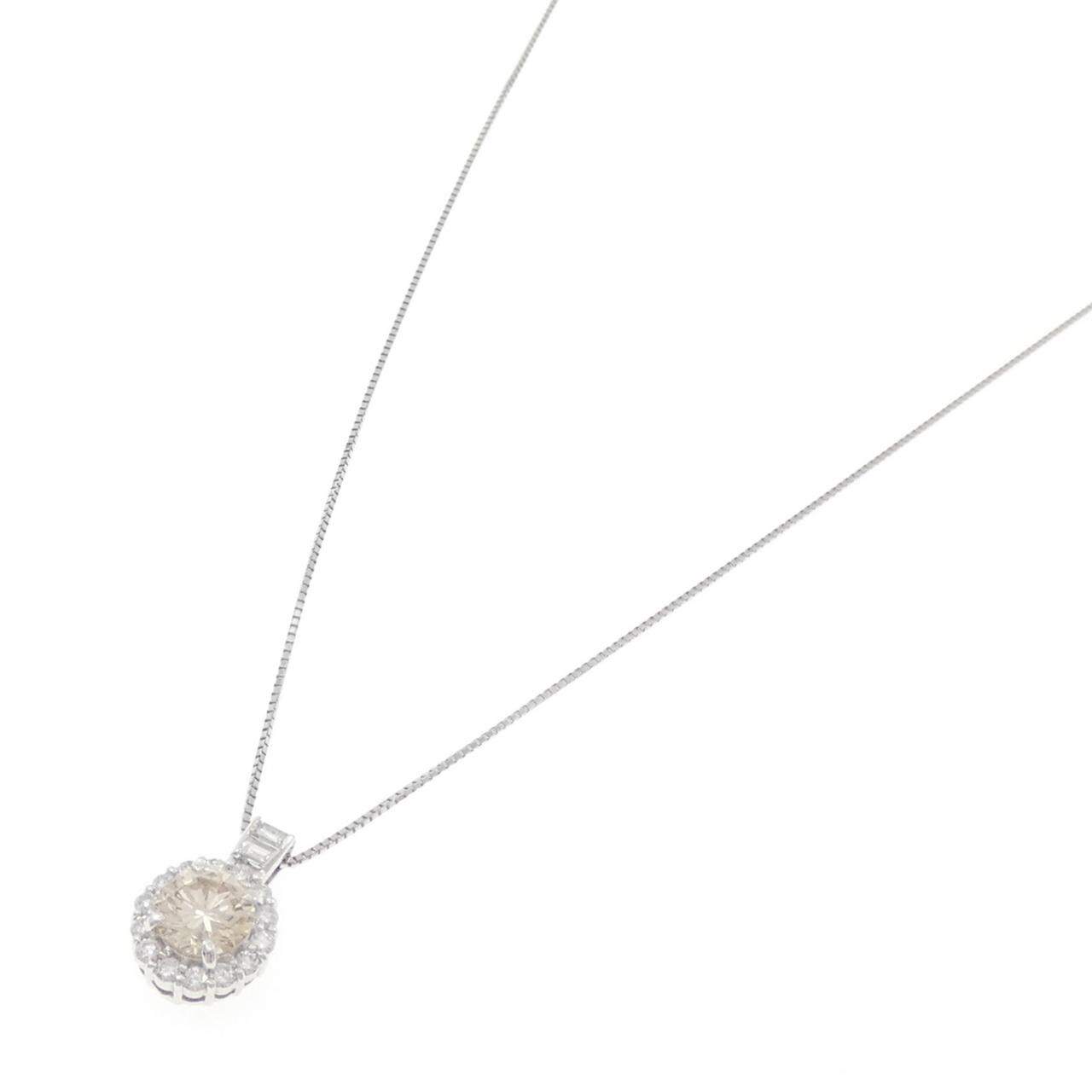 PT900/PT850 ダイヤモンド ネックレス 1.131CT