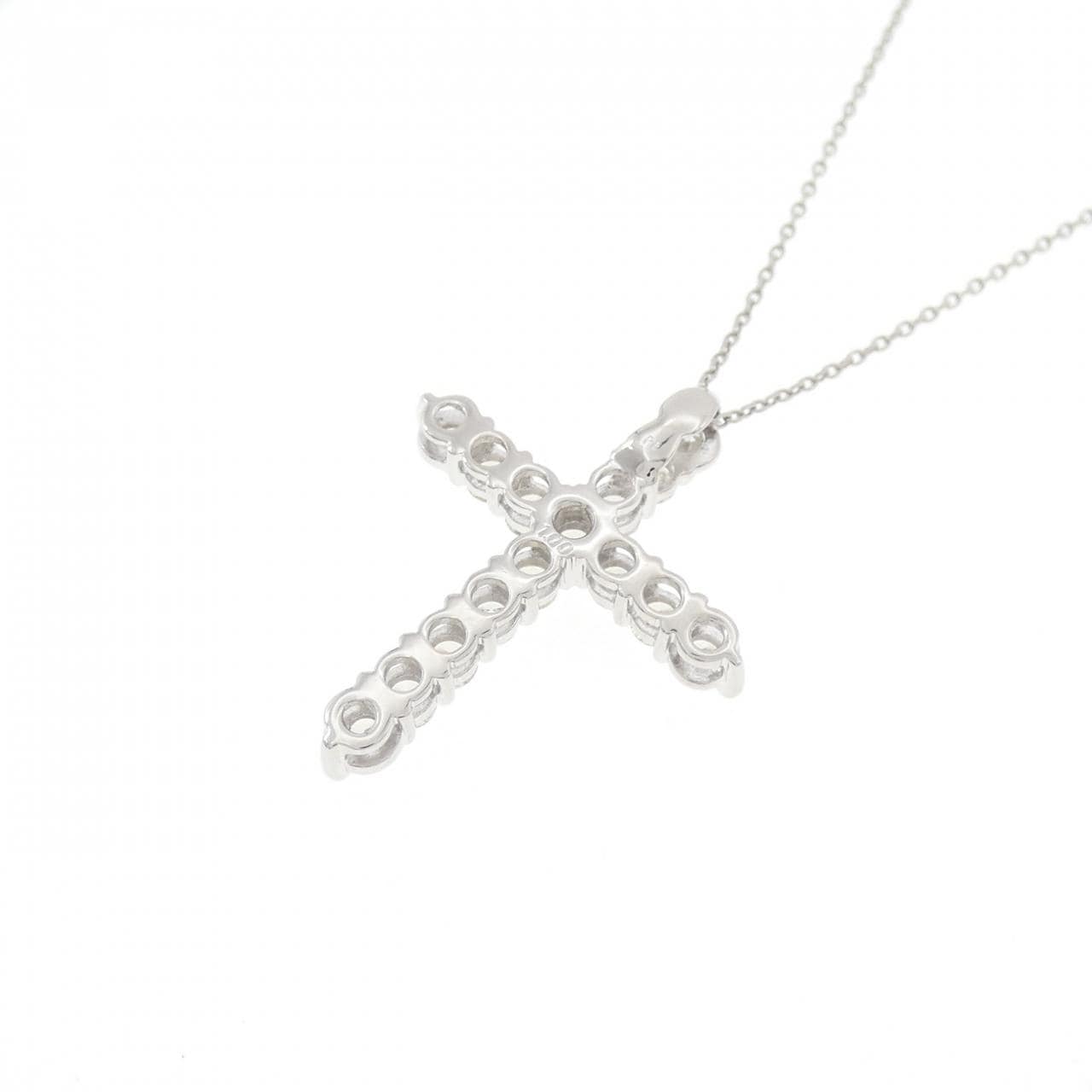 PT/PT850 クロス ダイヤモンド ネックレス 1.00CT