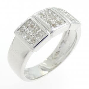 K18WG ダイヤモンド リング 0.60CT