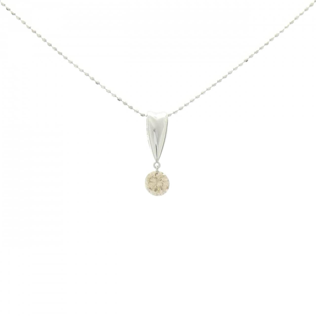 K18WG ダイヤモンド ネックレス 0.40CT