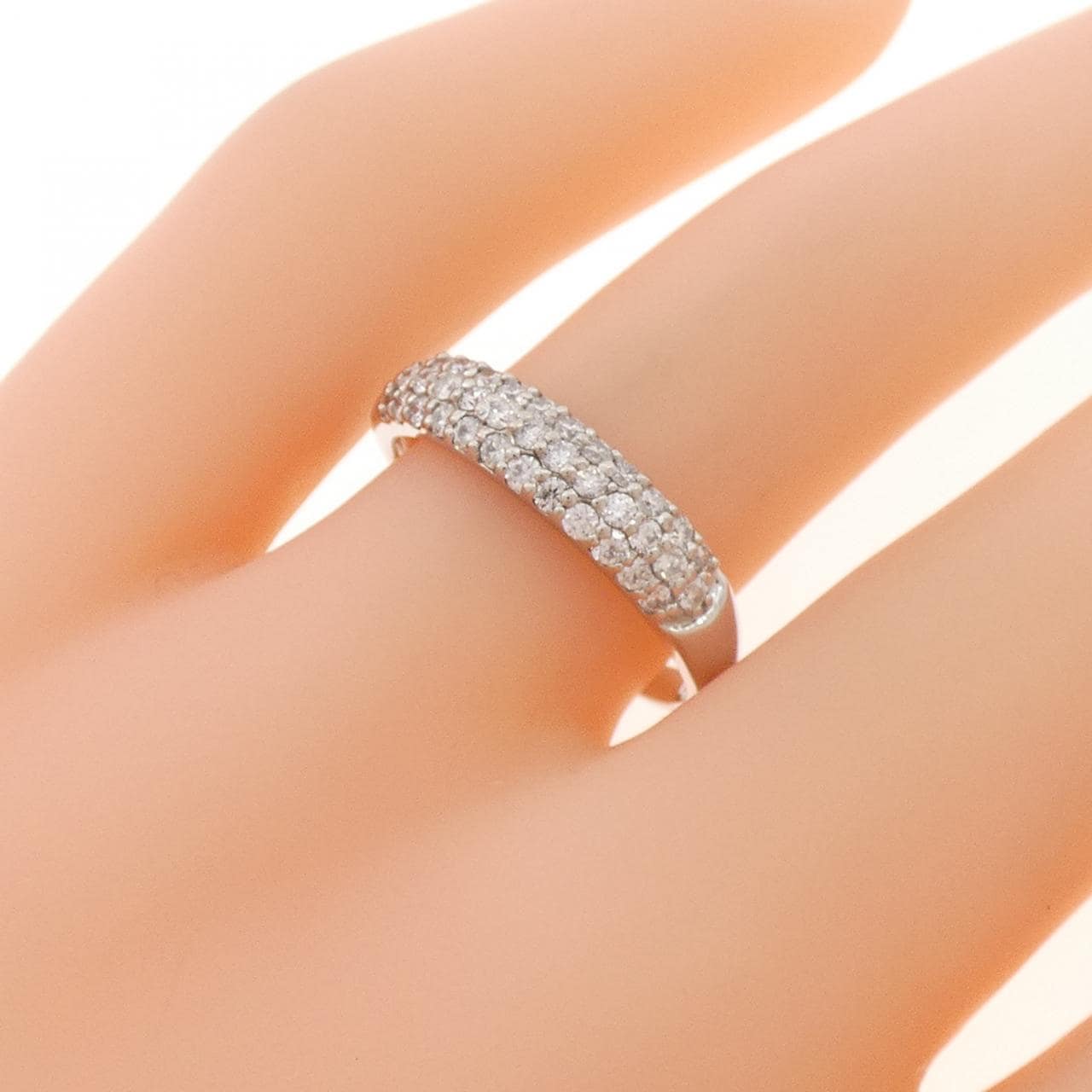 PT900 パヴェ ダイヤモンド リング 0.40CT