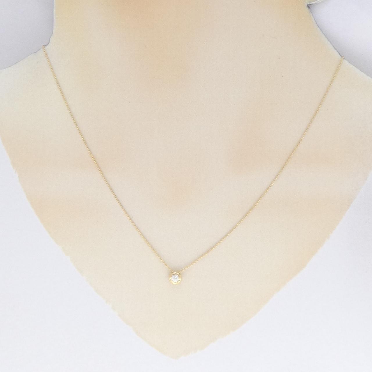 K18YG ダイヤモンド ネックレス 0.120CT