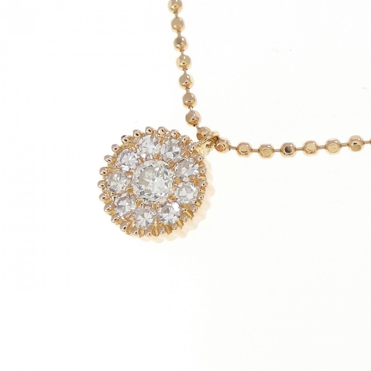 K18PG ダイヤモンド ネックレス 1.40CT