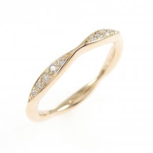 シャネル カメリア ハーフエタニティ リング