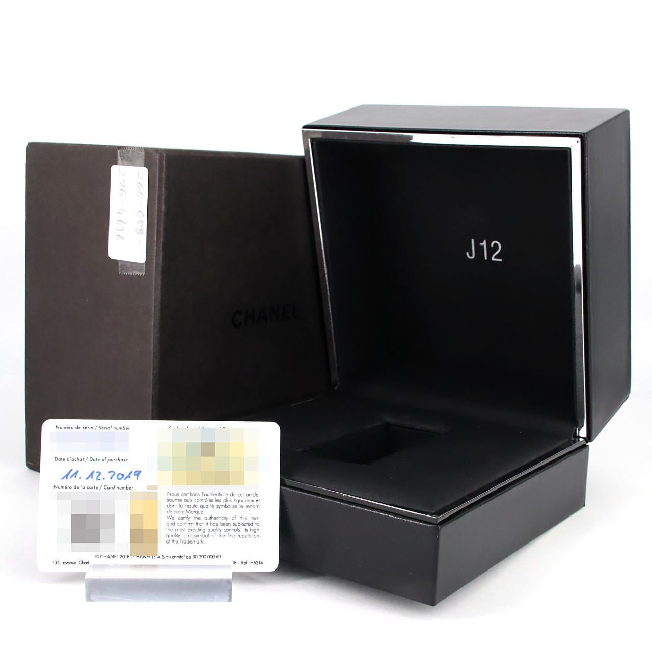 シャネル J12キャリバー12.1 38mmセラミック･12P H5702 セラミック 自動巻