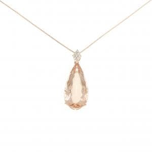 K18PG モルガナイト ネックレス 12.16CT