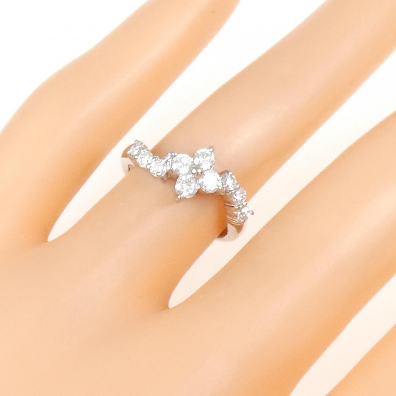 K18WG ダイヤモンド リング 0.50CT