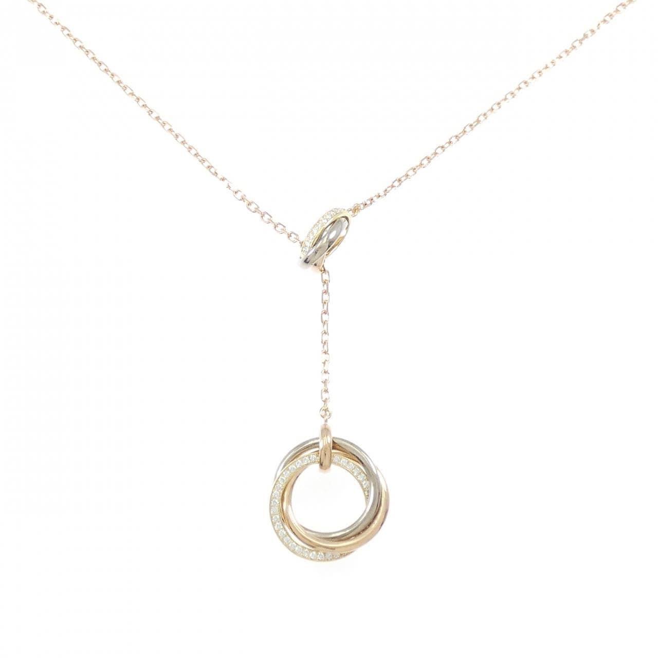 カルティエ トゥーフォートリニティ ネックレス