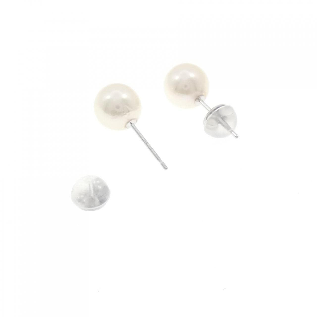 K14WG アコヤパール ピアス 6.9mm