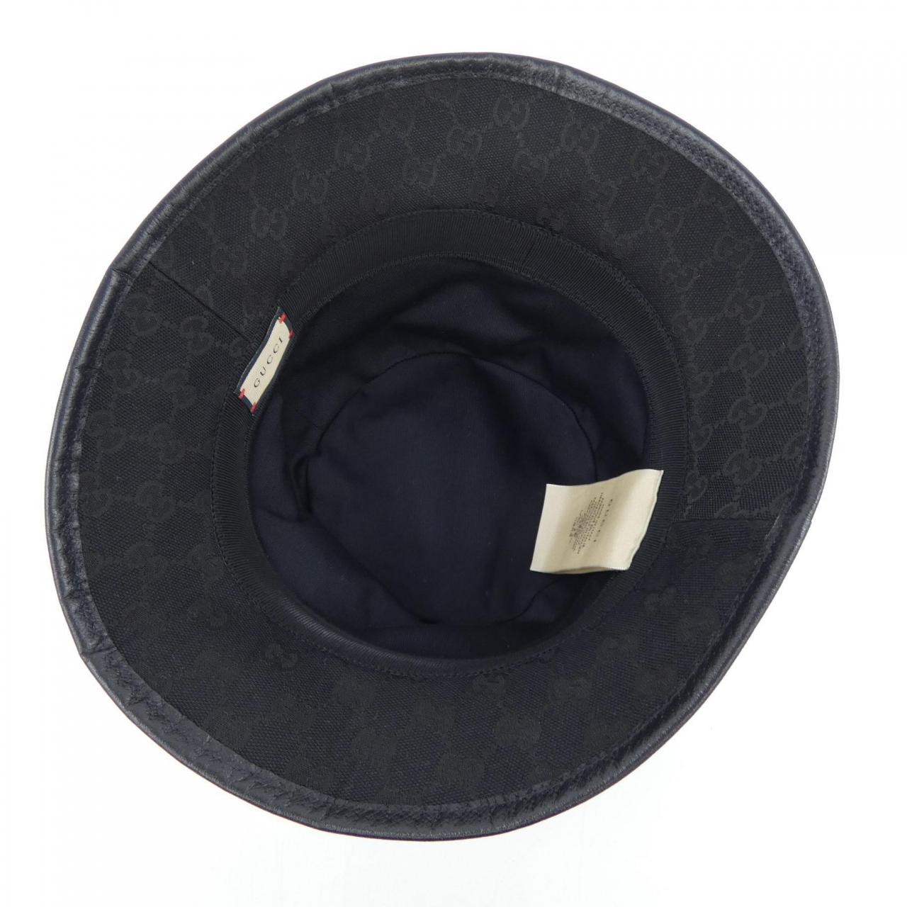 グッチ GUCCI ダブルG付き GGキャンバス バケットハット 576587 4HG53 ハット