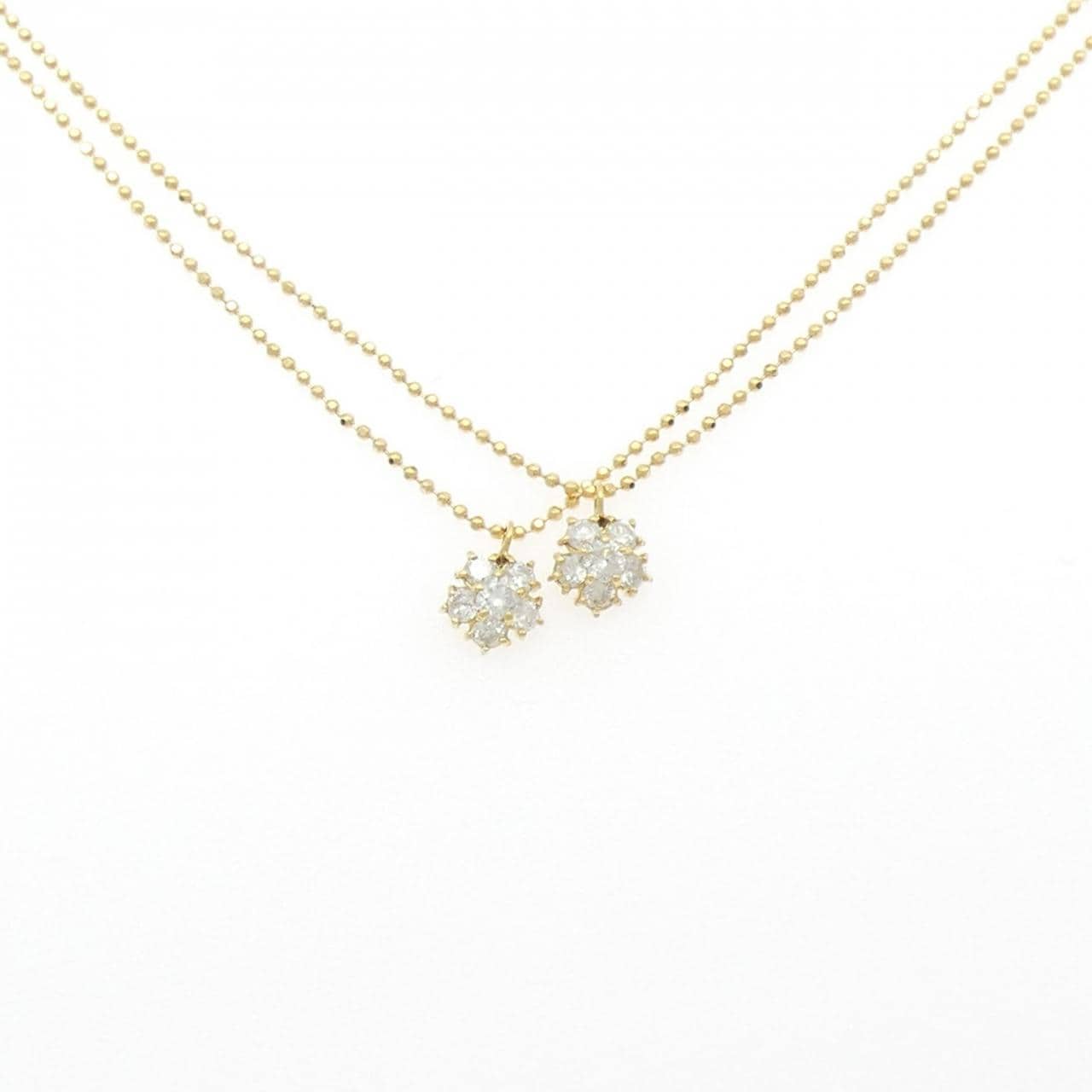 K18YG ダイヤモンド ネックレス 0.40CT