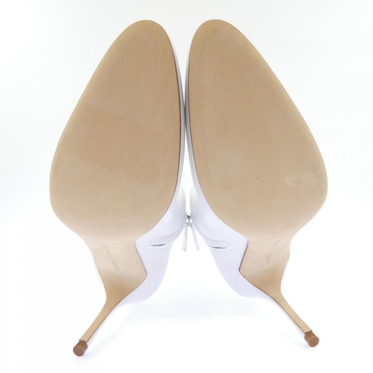 マノロブラニク MANOLO BLAHNIK INSOPO 90 WHITE CALF ブーツ