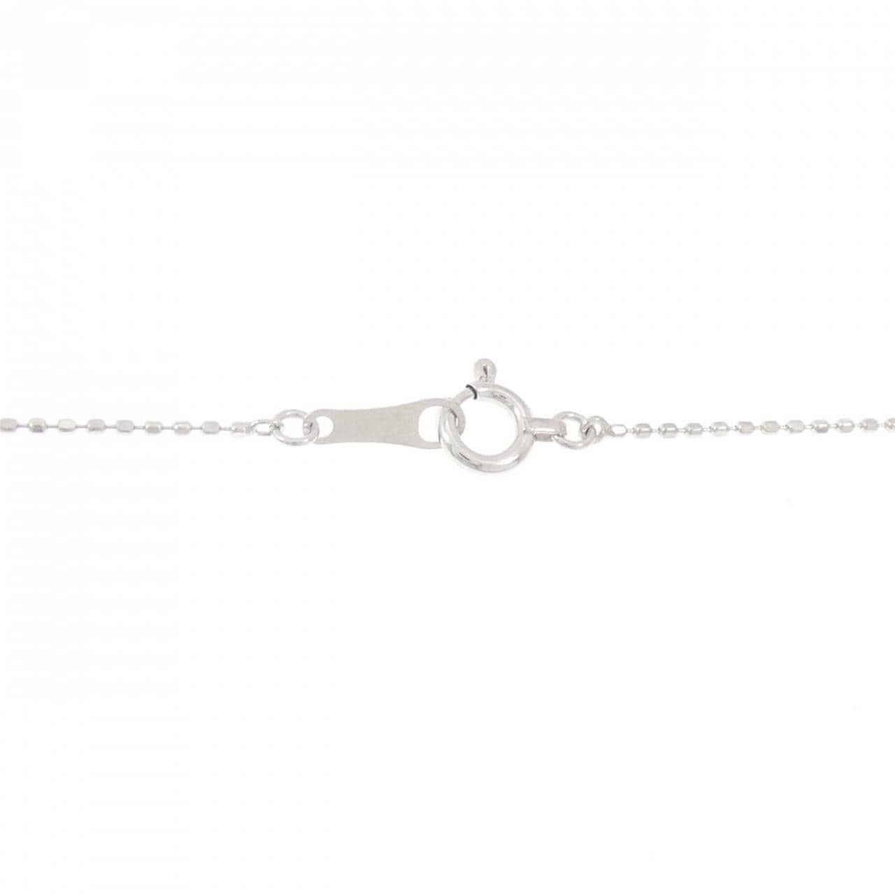 K18WG ダイヤモンド ネックレス 0.35CT