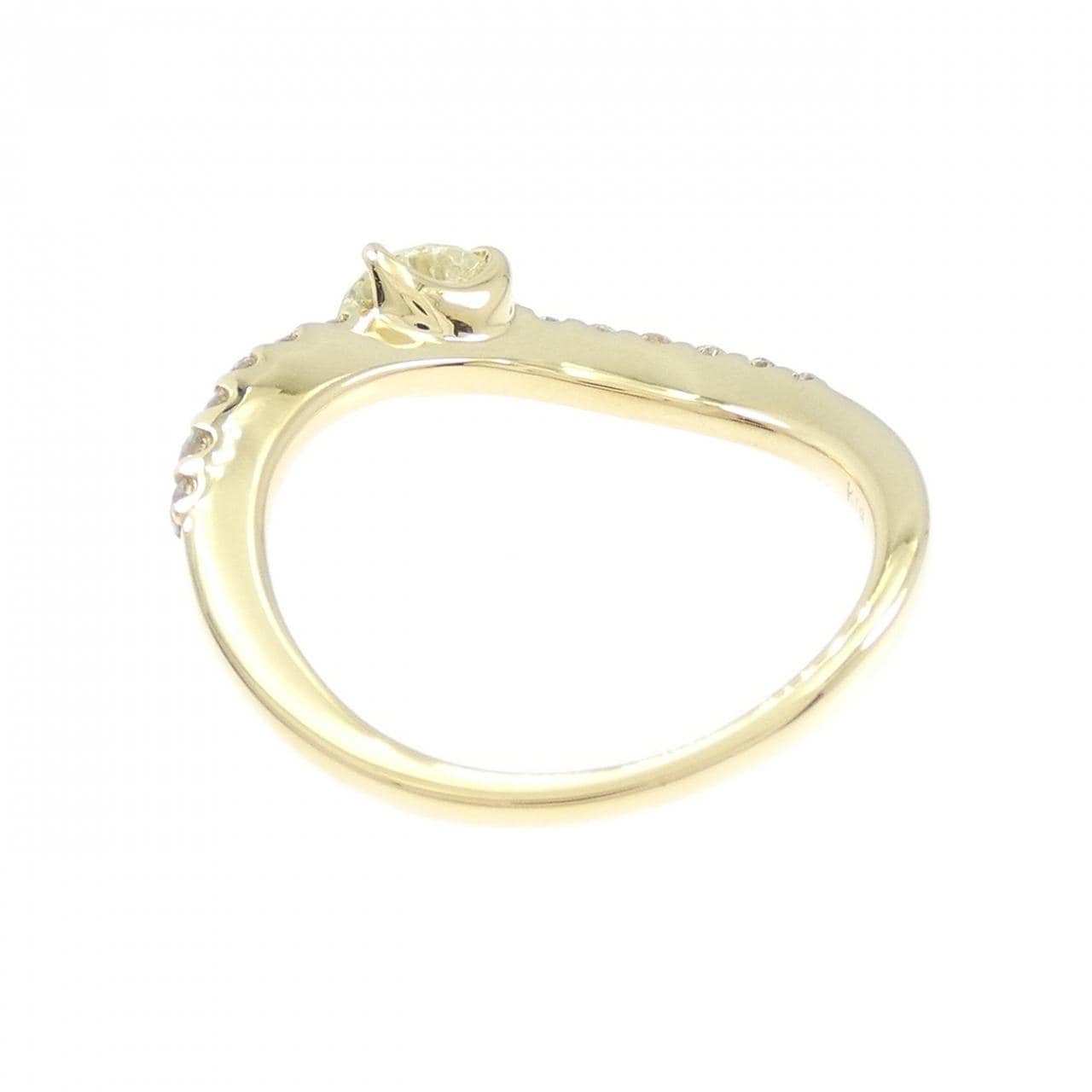 K18YG ダイヤモンド リング 0.60CT