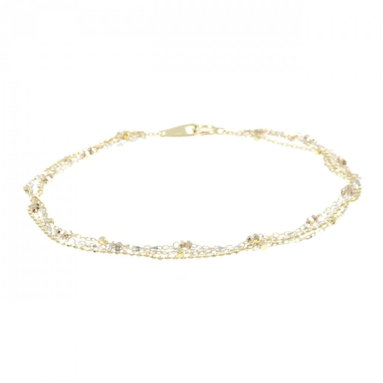 K18 three color bracelet