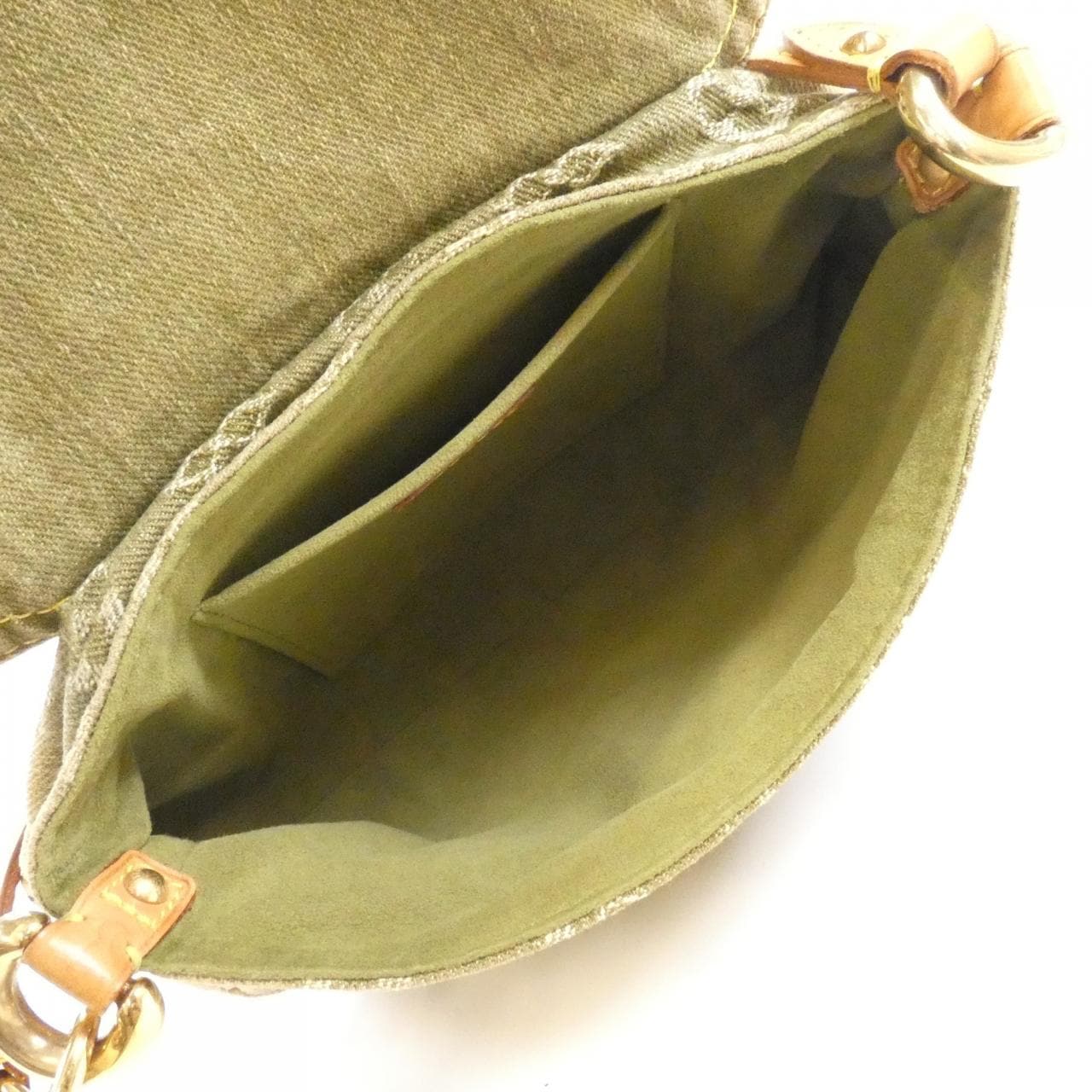 ルイヴィトン モノグラム デニム ミニ プリーティ M95217 ショルダーバッグ