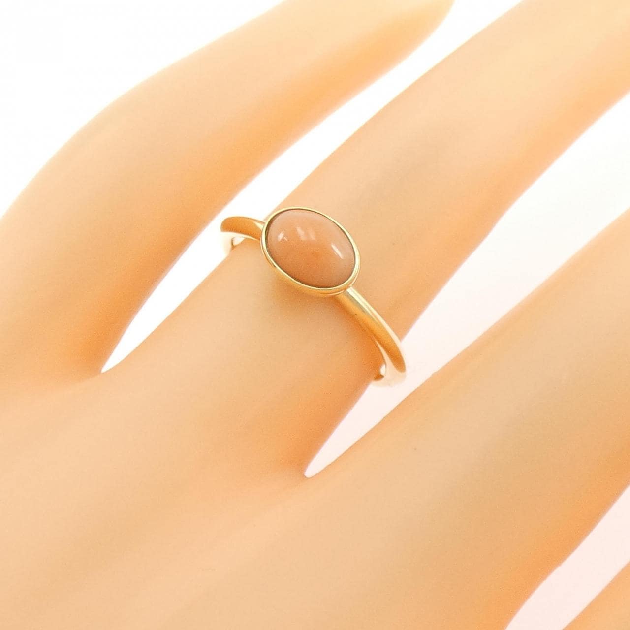 K18YG サンゴ リング