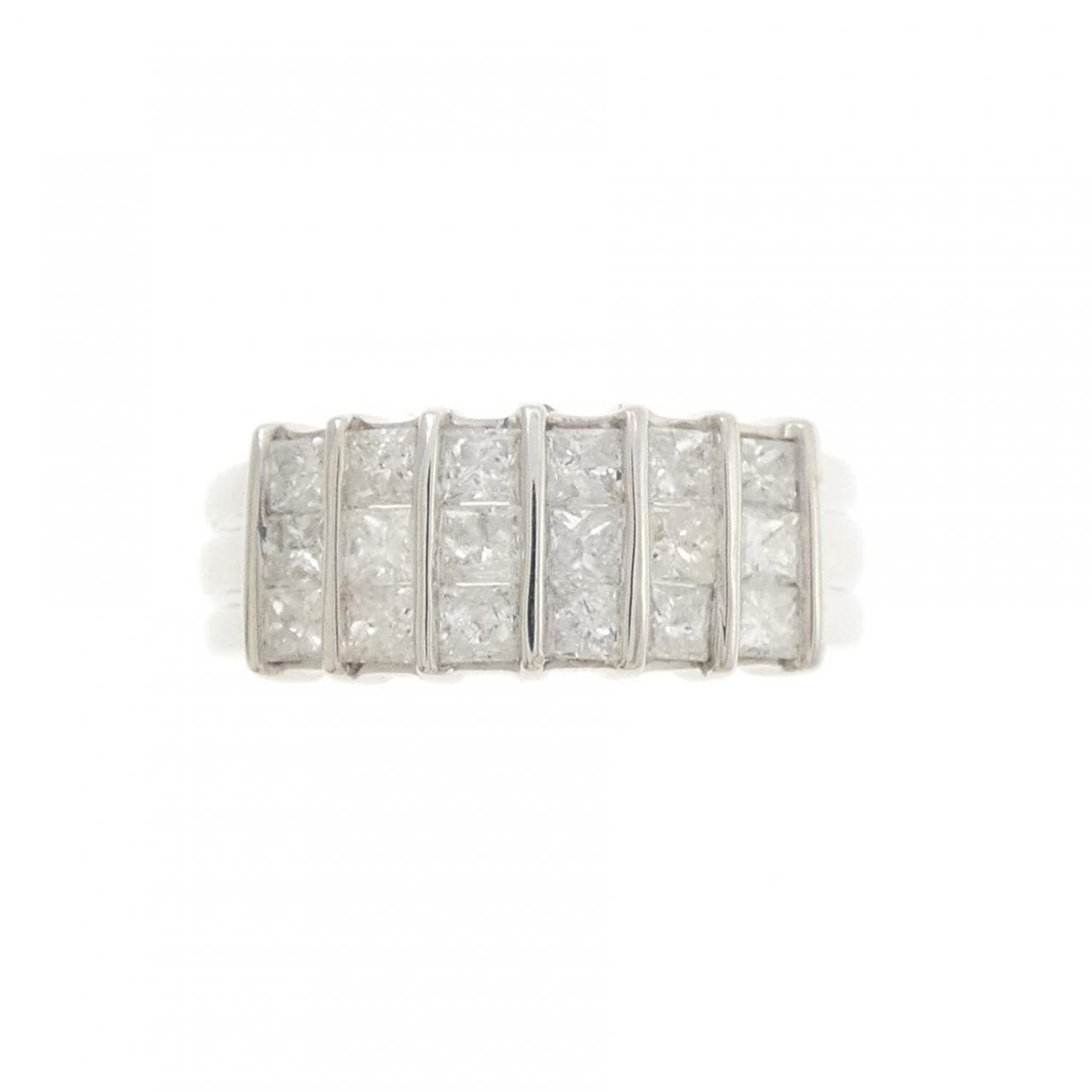 K18WG ダイヤモンド リング 1.00CT