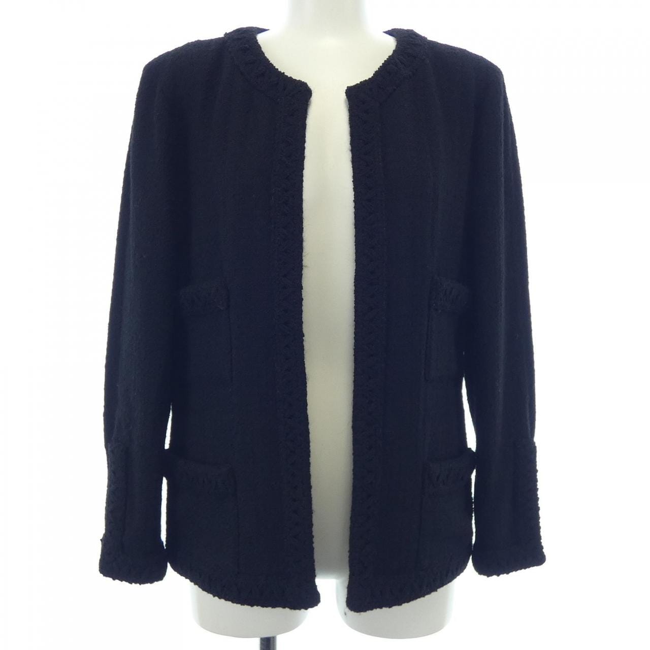 [vintage] CHANEL collarless jacket
