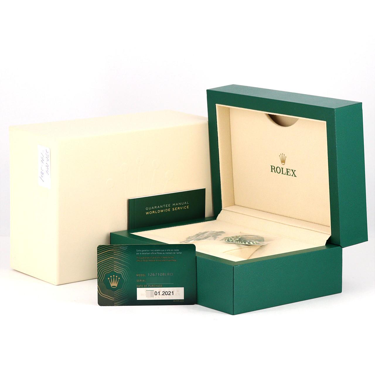 ロレックス GMTマスターⅡ 126710BLRO･5 SS 自動巻 ランダム番