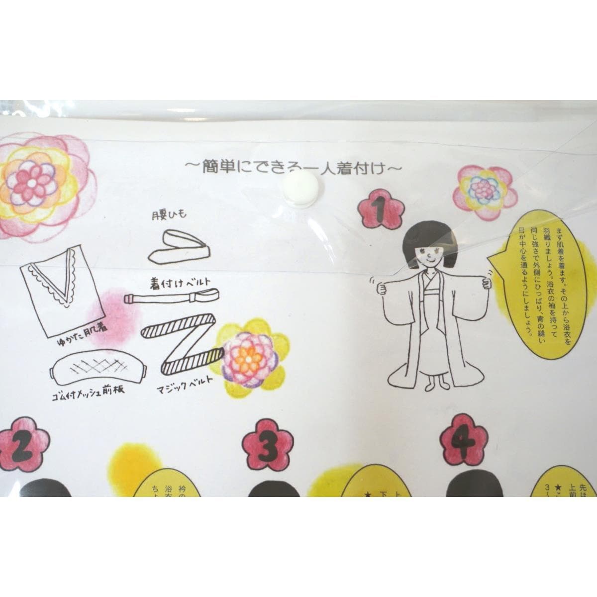 【新品】ゆかた小物５点セット　【２組セット】