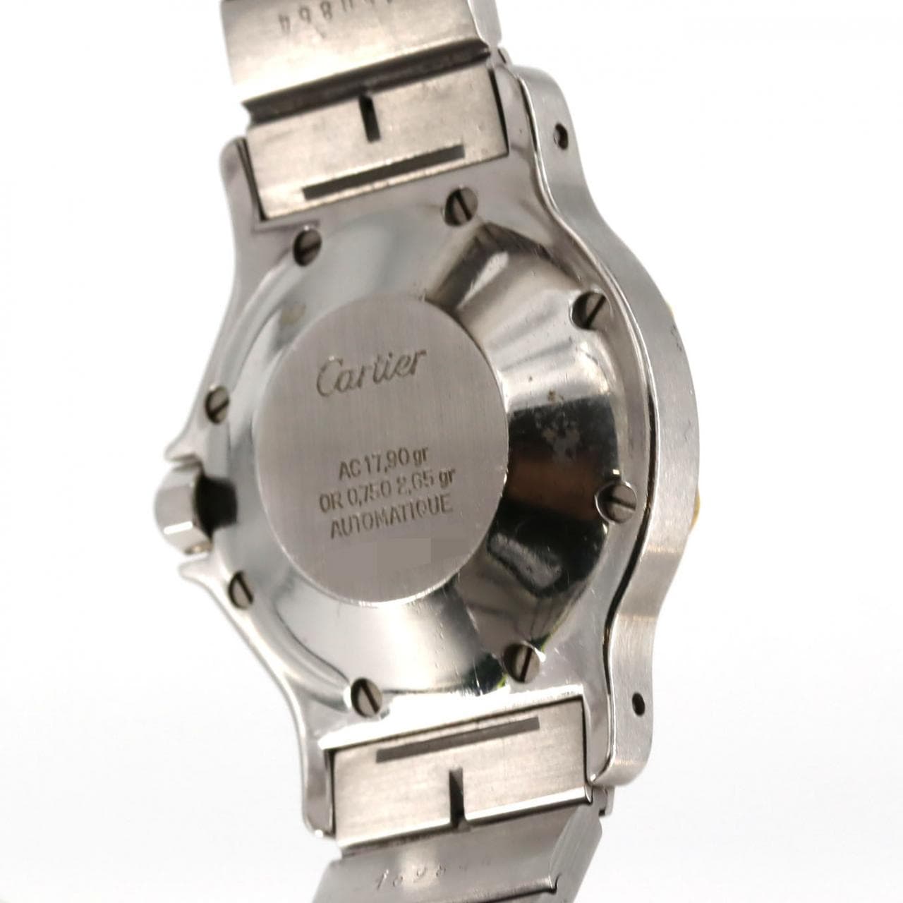 カルティエ サントスオクタゴンLM コンビ 81037288 SSxYG 自動巻