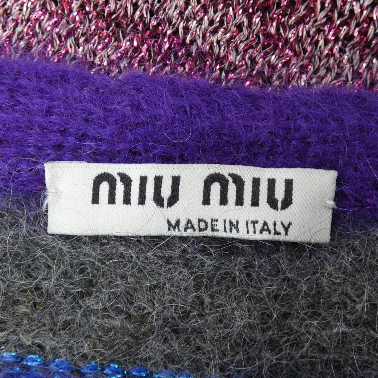 ミュウミュウ MIU MIU MMN940 1NIG ニット