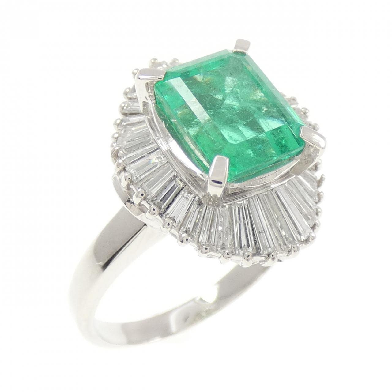 PT900 エメラルド リング 3.52CT コロンビア産