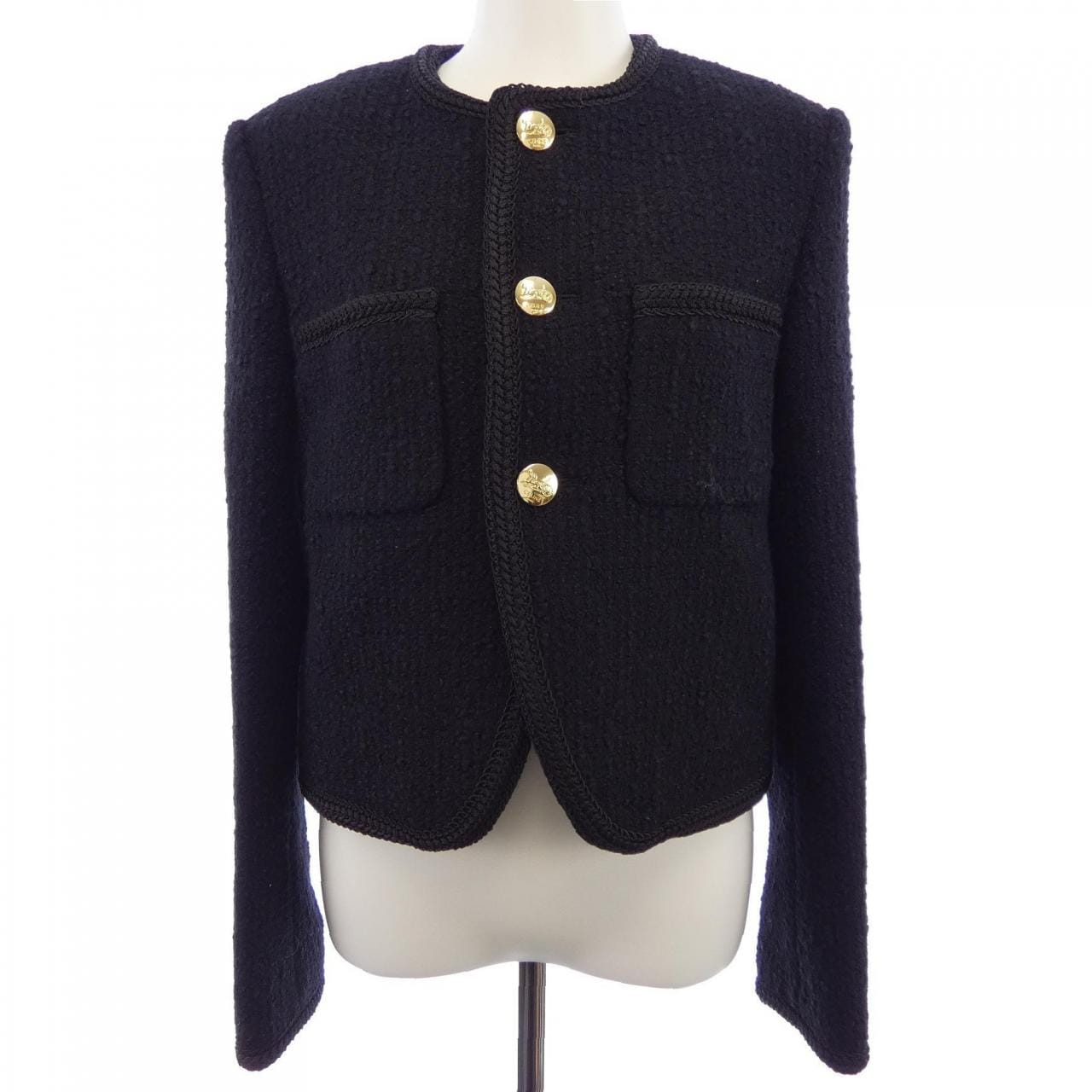 セリーヌ CELINE シャスールジャケット 2V00C764L ノーカラージャケット