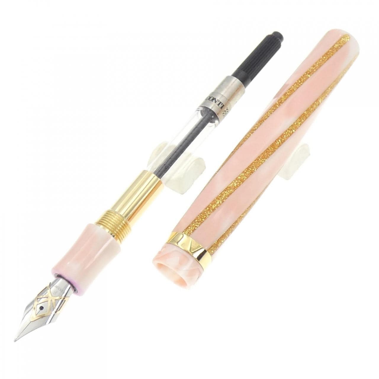 ヴィスコンティ　ディヴィーナファッション　ホワイトシルバー筆記具の種類万年筆