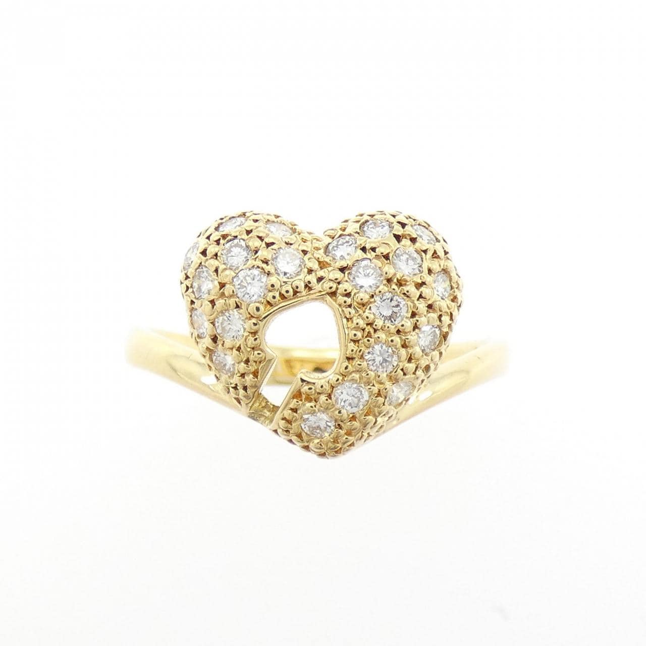 K18YG ダイヤモンド リング 0.25CT