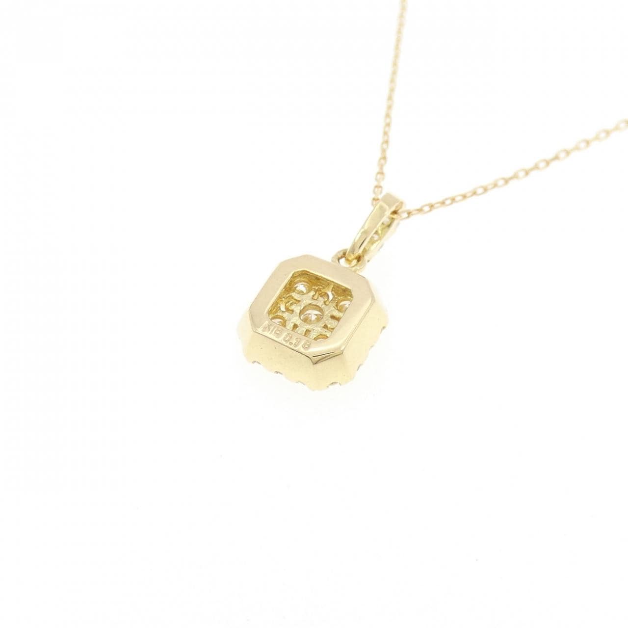 K18YG ダイヤモンド ネックレス 0.18CT