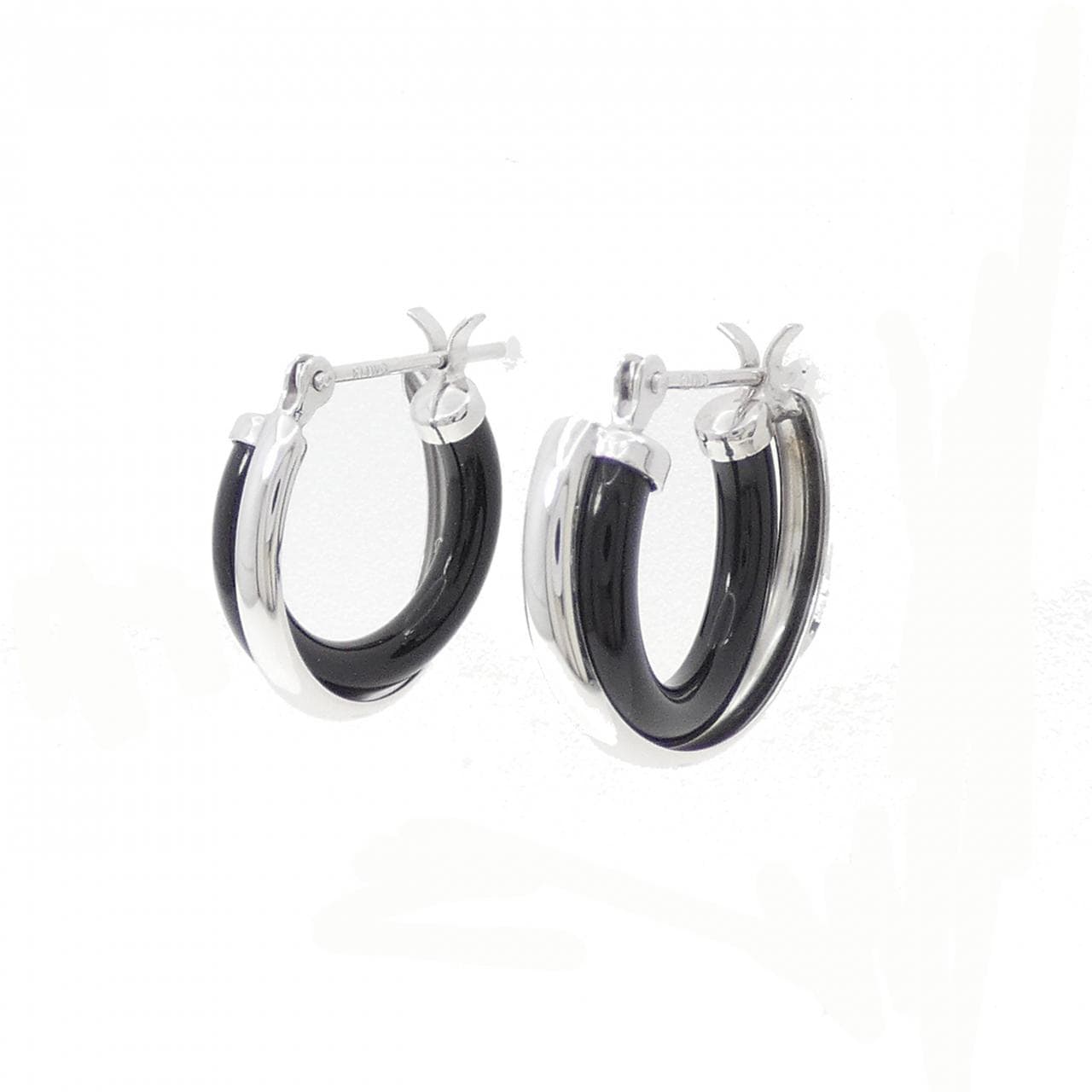 K14WG Onyx Earrings
