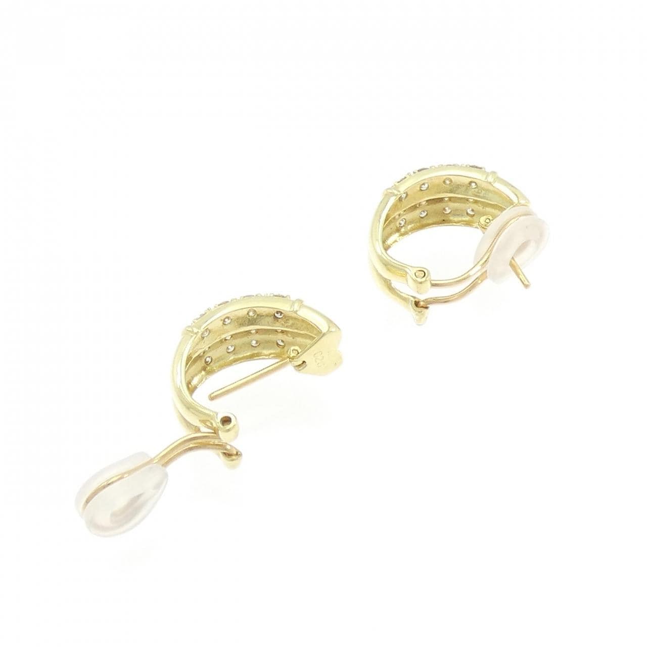 K18YG ダイヤモンド ピアス/イヤリング 0.52CT