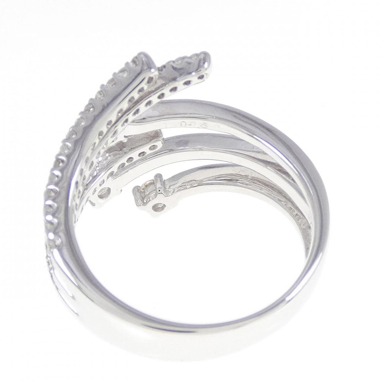 K18WG ダイヤモンド リング 0.60CT