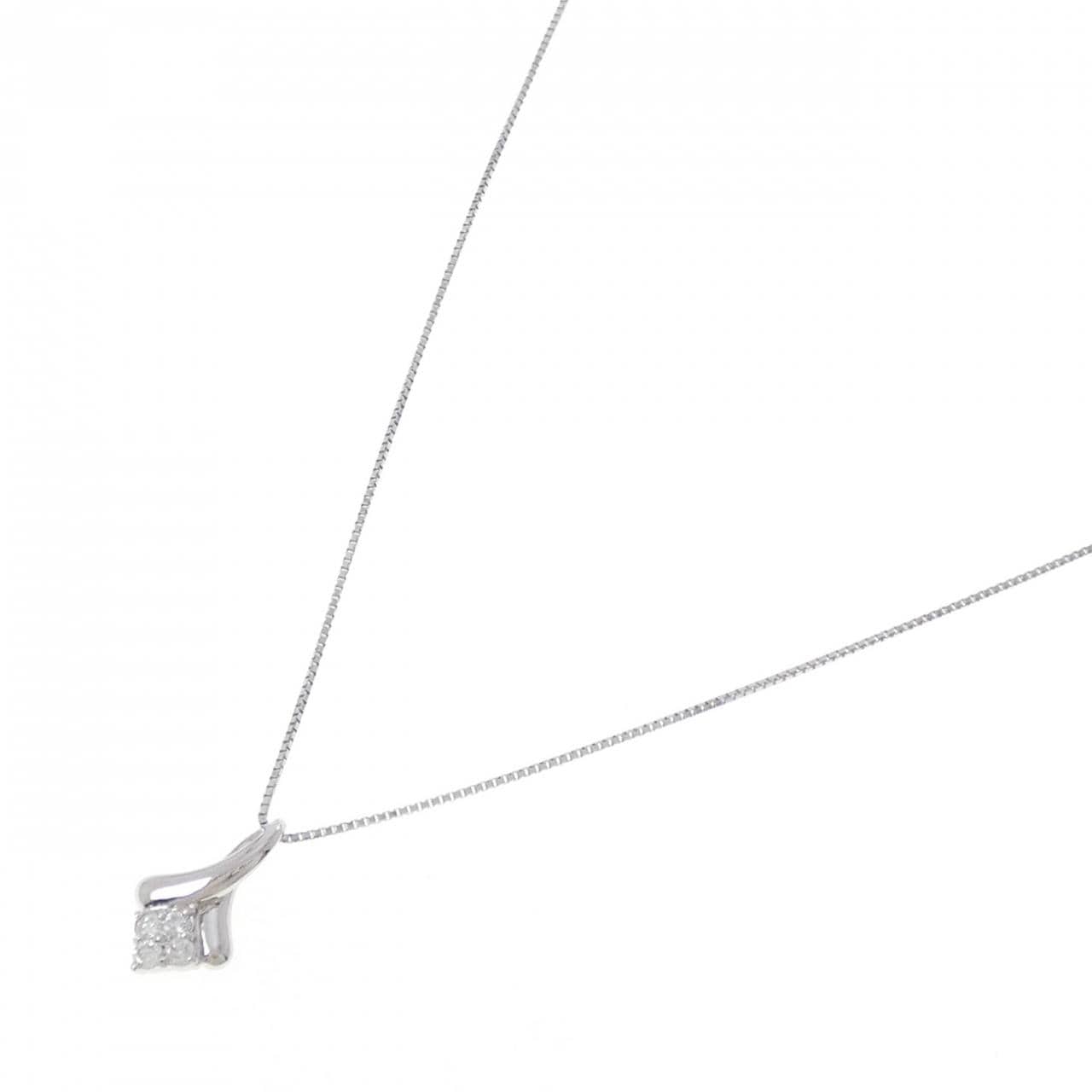 PT900/PT850 ダイヤモンド ネックレス 0.13CT