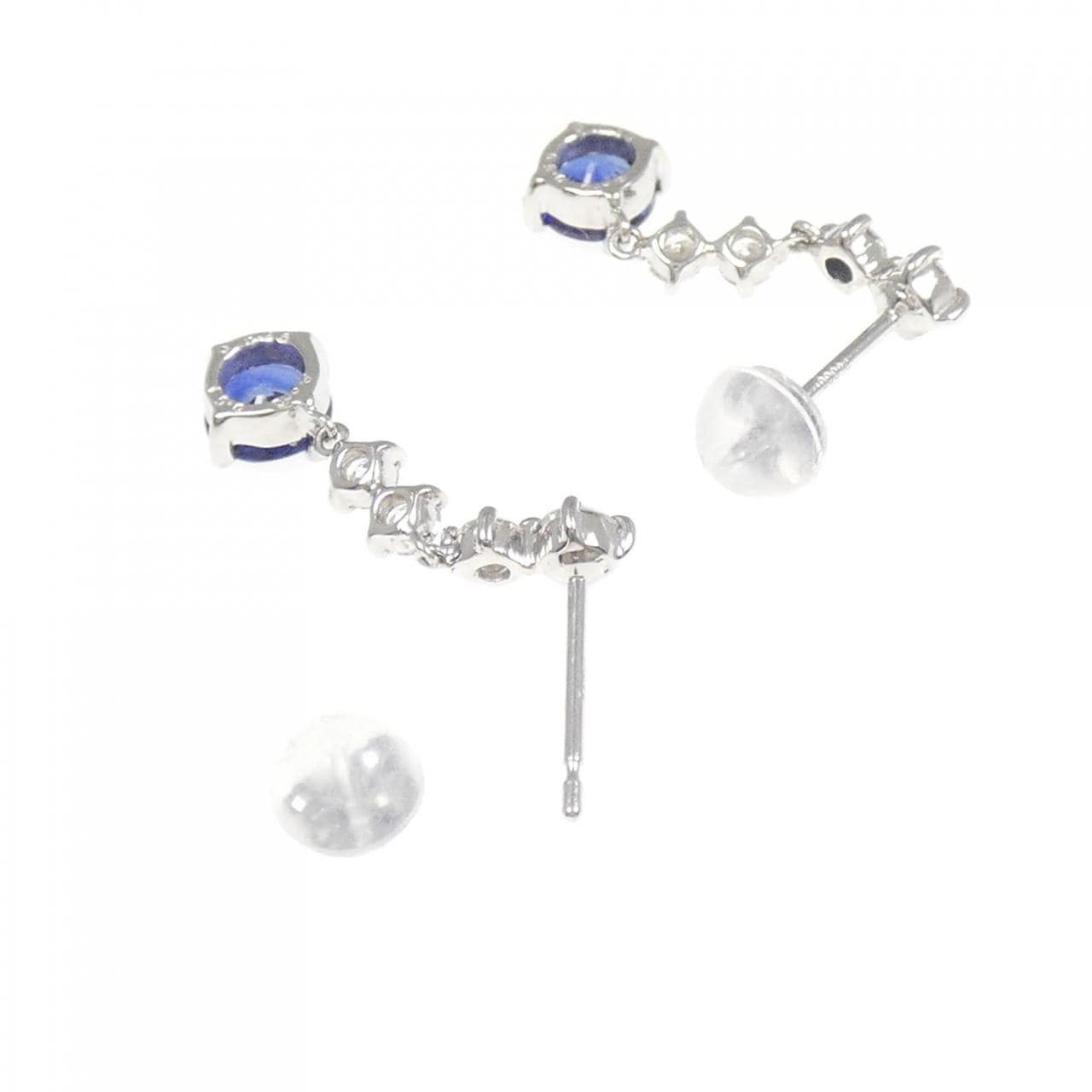 PT900 サファイヤ ピアス 1.16CT
