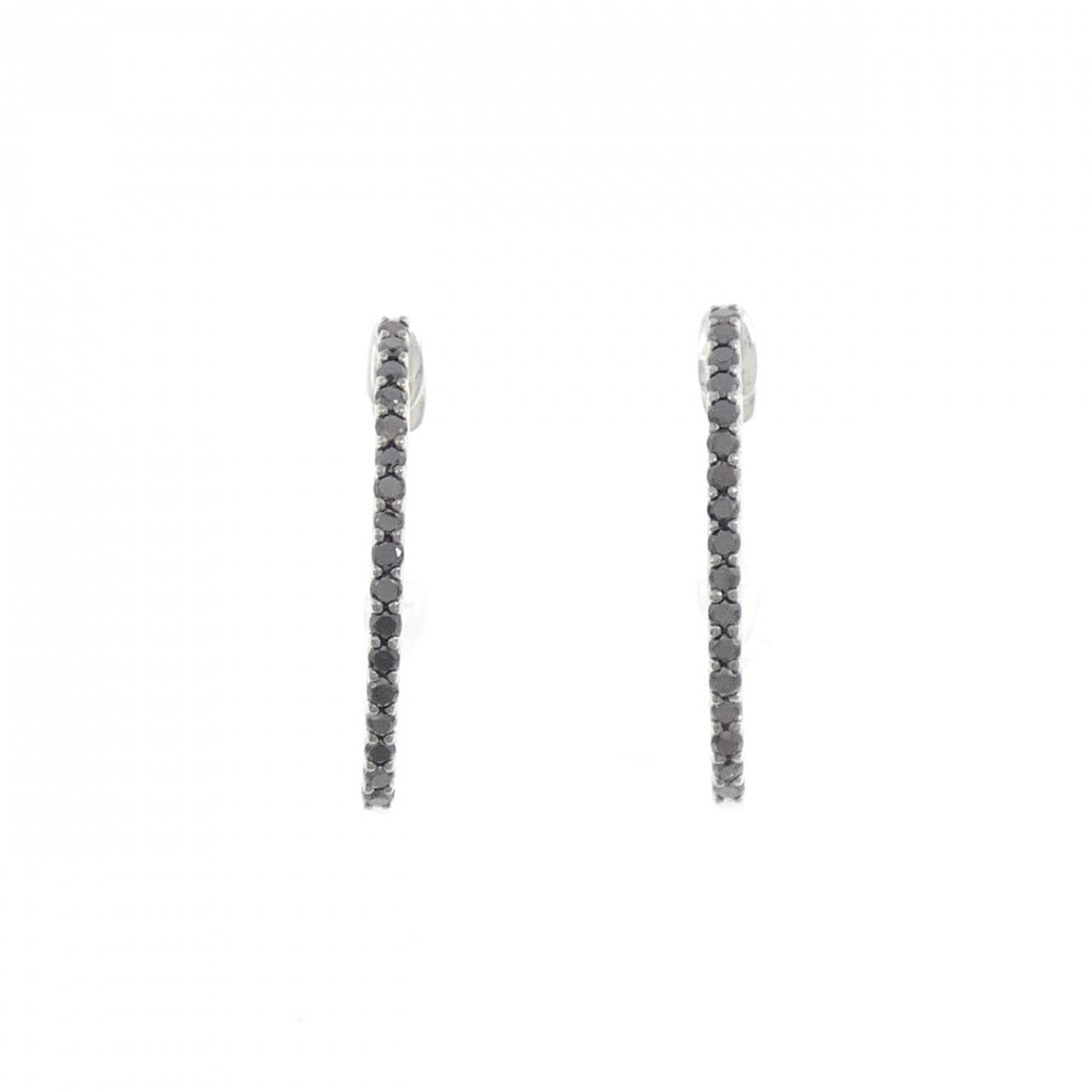 K14WG ダイヤモンド ピアス 0.36CT