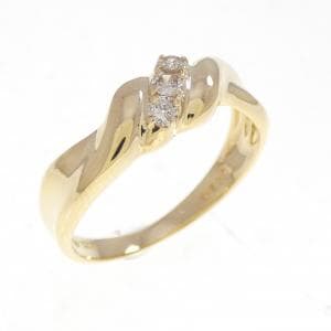 K18YG ダイヤモンド リング 0.10CT