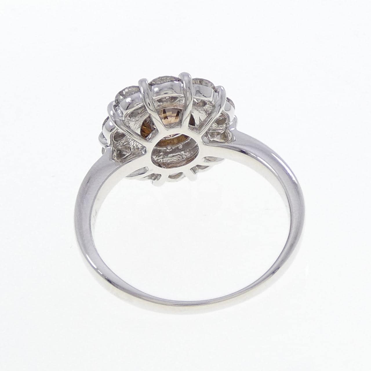 K18WG ダイヤモンド リング 1.54CT