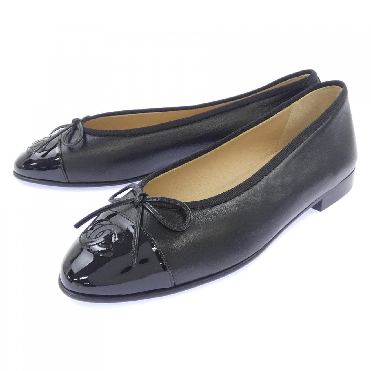 シャネル CHANEL バレリーナ G02819Y01552 フラットシューズ
